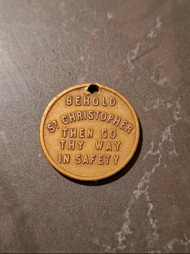 Saint christopher medal - christopher,