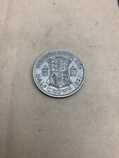 1937 GEORGE VI SILVER HALF CROWN COLLECTABLE COIN D:G:BR:OMN:REX, FID:DEFIND:IMP