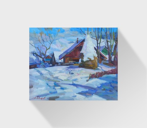 Oil painting sunny - sunny, in