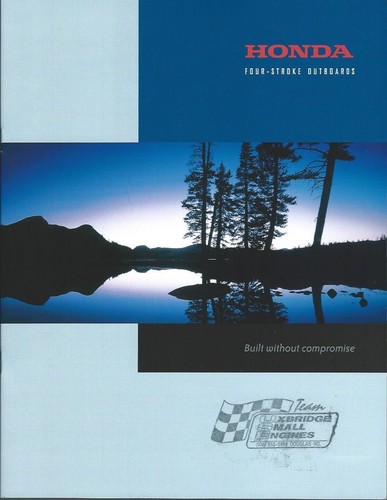 Boat motor brochure - boat,