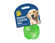 Flashing dog ball, with LEDs