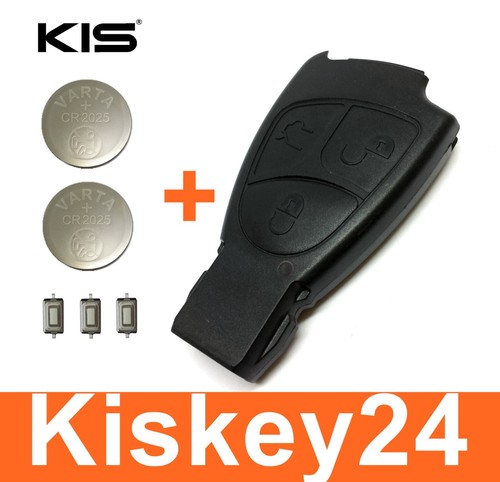 Button key for - 3-button, mercedes