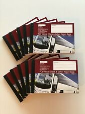 Nil Defect Bus Coach PSV PCV Drivers Walk Around Check Book Duplicate x10 - NB