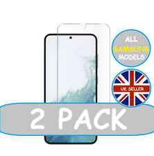 2 PACK Tempered Glass Screen Protector For Samsung S25 S24 S22 S23 S21 +