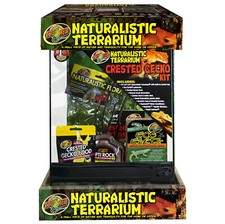 ZooMed Naturalistic Terrarium Crested Gecko Complete Starter Kit Reptile Lizard