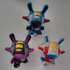 Kidrobot x KaNO: Flight 3" Dunny Urban Vinyl Art Figure Set CHASE labbit janky