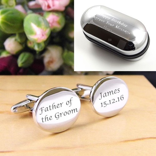 Silver oval engraved - silver,
