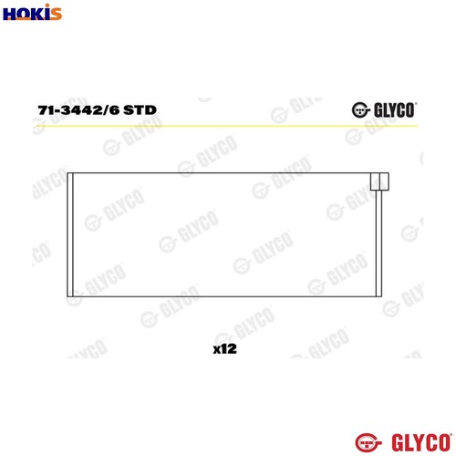 Connecting rod bearing - rod,