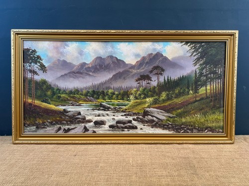 Original oil painting scottish - original,