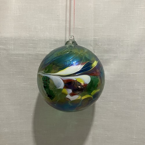 Iridescent hand blown glass - iridescent,