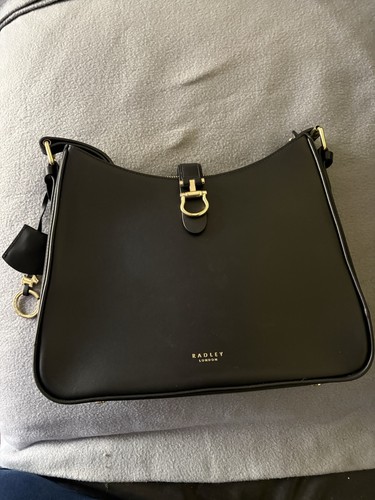 Radley medium black leather - black,