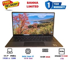Dell XPS 13 9310 13.3" FHD+  Quad Core i7 11th Gen 16GB RAM 512/1TB NVMe Win 11