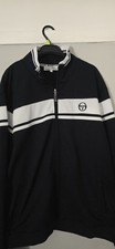 3xl Sergio Tacchini Track Jacket Navy White