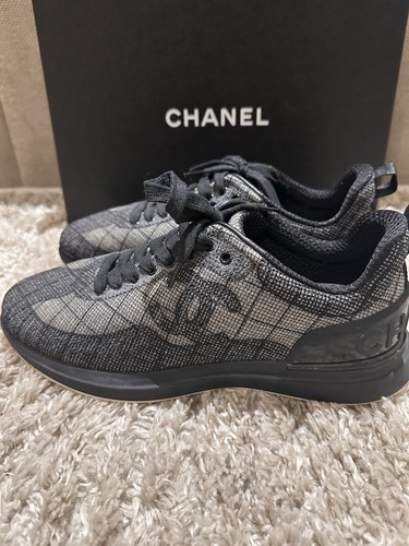 Authentic chanel black grey - &,