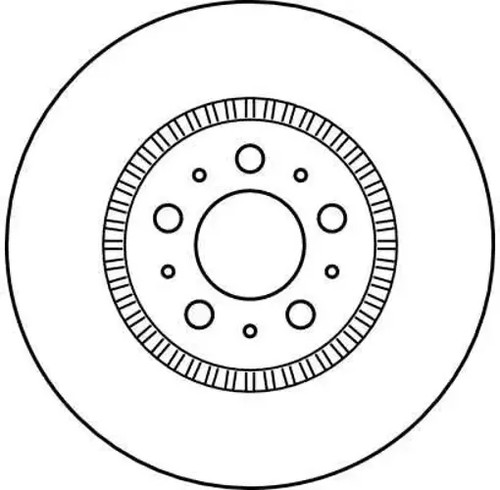 Brake disc vented - 2x, df4053s
