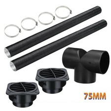 75mm Heater Duct Pipe Hot Air Ducting Diesel Webasto Heater Aluminum