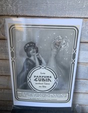 RAPHAEL KIRCHNER  ART NOUVEAU LES PARFUMS LUBIN large lithograph c1913 read des