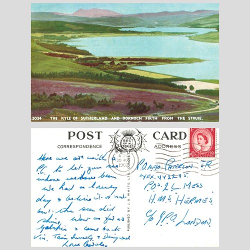 Vintage postcard kyle of - kyle,