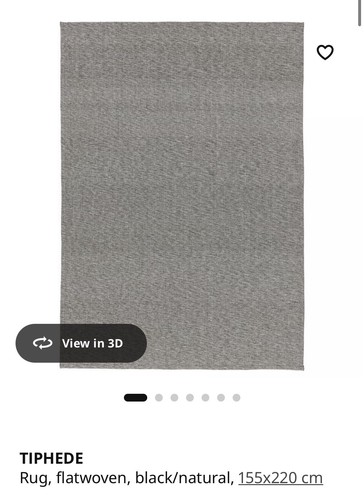 Ikea tiphede rug - tiphede, flatwoven