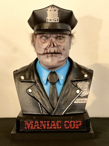 Maniac cop horror bust statue - maniac,