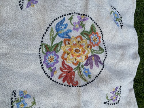 Vintage linen cushion cover - vintage,