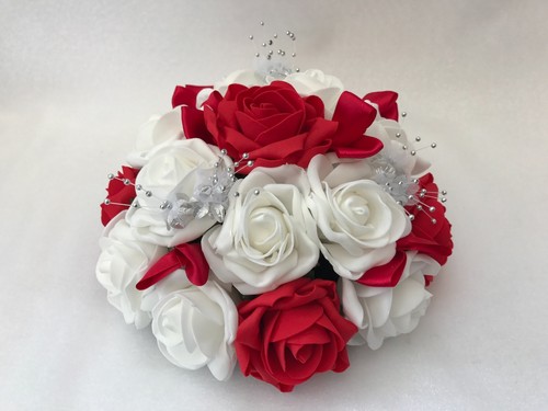 Wedding bouquets red butterfly - wedding,