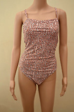 New M&S COLLECTION Square Neck Patterned  Sunsmart Swimsuit UK 14L 20L 22L 24R