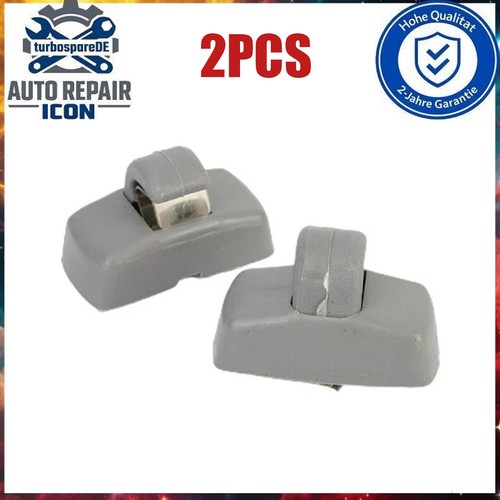 Sun visor clip grey for - 2x,