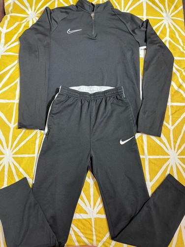 Nike kids black tracksuit set - nike,
