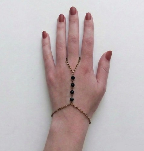 Bronze simulated black pearl - bronze,