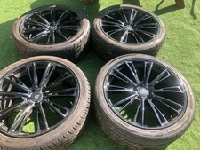 22 FOX PRESTIGE ALLOY WHEELS 5 X 120 BMW X5 RANGEROVER DISCOVERY VW AMAROK 6MM