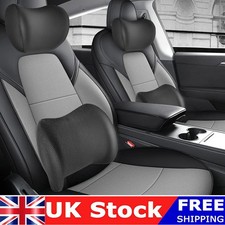 Car Seat Headrest Pad Memory Foam Pillow Head Neck Rest Support Cushion Mat