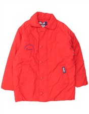 SLAM Mens Padded Jacket UK 38 Medium Red Nylon AQ10
