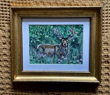 Beautiful STAG IN WOODLAND