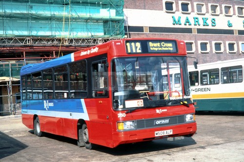 35mm slide buses man 11190 - buses,