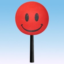 HappyBalls Red Happy Face Car