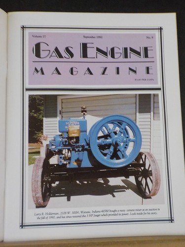Gas engine magazine 1992 - magazine,