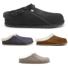 Birkenstock Unisex Sandals Zermatt Premium Shearling Clogs Suede Leather