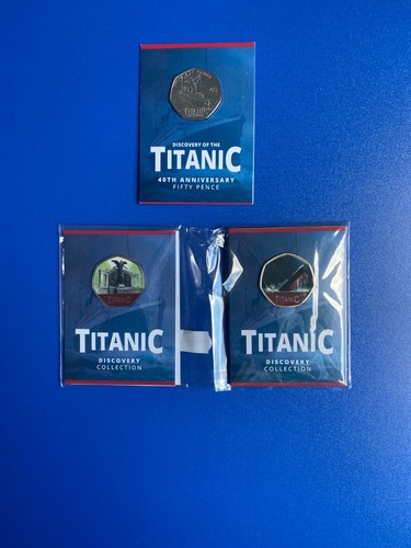 Titanic coin set 50p 2 - titanic,