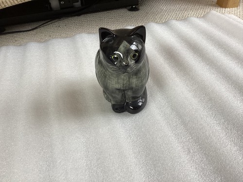 Cute cat glazed ceramic - cat,