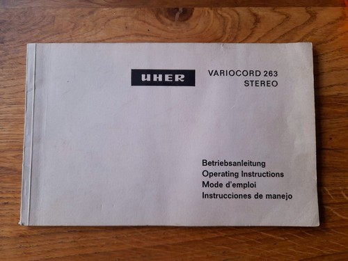 Uher variocord 263 stereo - uher,