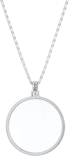 Magnifying glass necklace - magnifying,