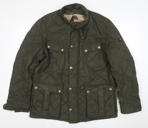 Barbour men green quilted - men's,