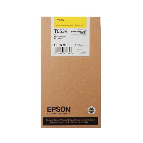Epson cartridge t6534 yellow - cartridge,