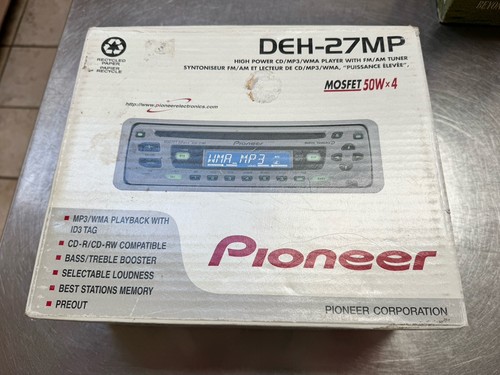 Pioneer deh 27mp receiver - cd,