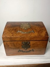 Victorian Burr Walnut & Brass