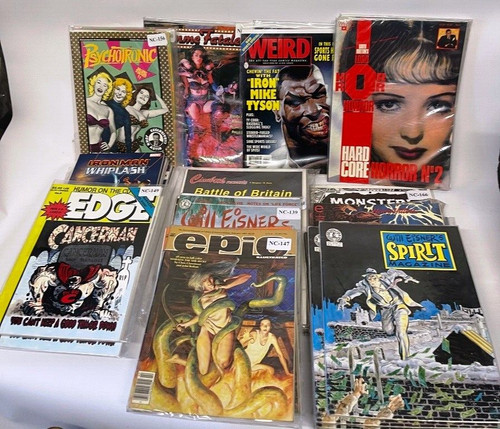 Rare assorted comics job - rare,