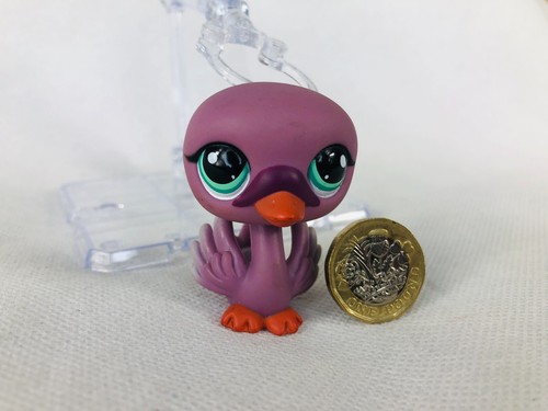 Toy animal duck purple - toy,