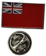 Merchant Navy Red Ensign Flag Lapel Pin Badge FREE UK Delivery