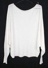 Ladies Lagenlook Batwing Casual Plain Long Sleeve Soft Warm Comfy Knitted Jumper